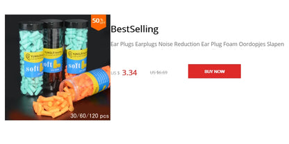 Universal Sleep Earplugs – Noise Reduction Ear Plugs for Comfortable Rest & Noise Blocking