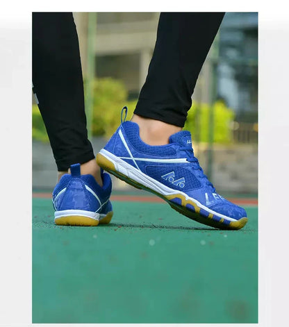 Unisex Non-Slip Breathable Table Tennis Shoes – Wear-Resistant Sports Training Sneakers