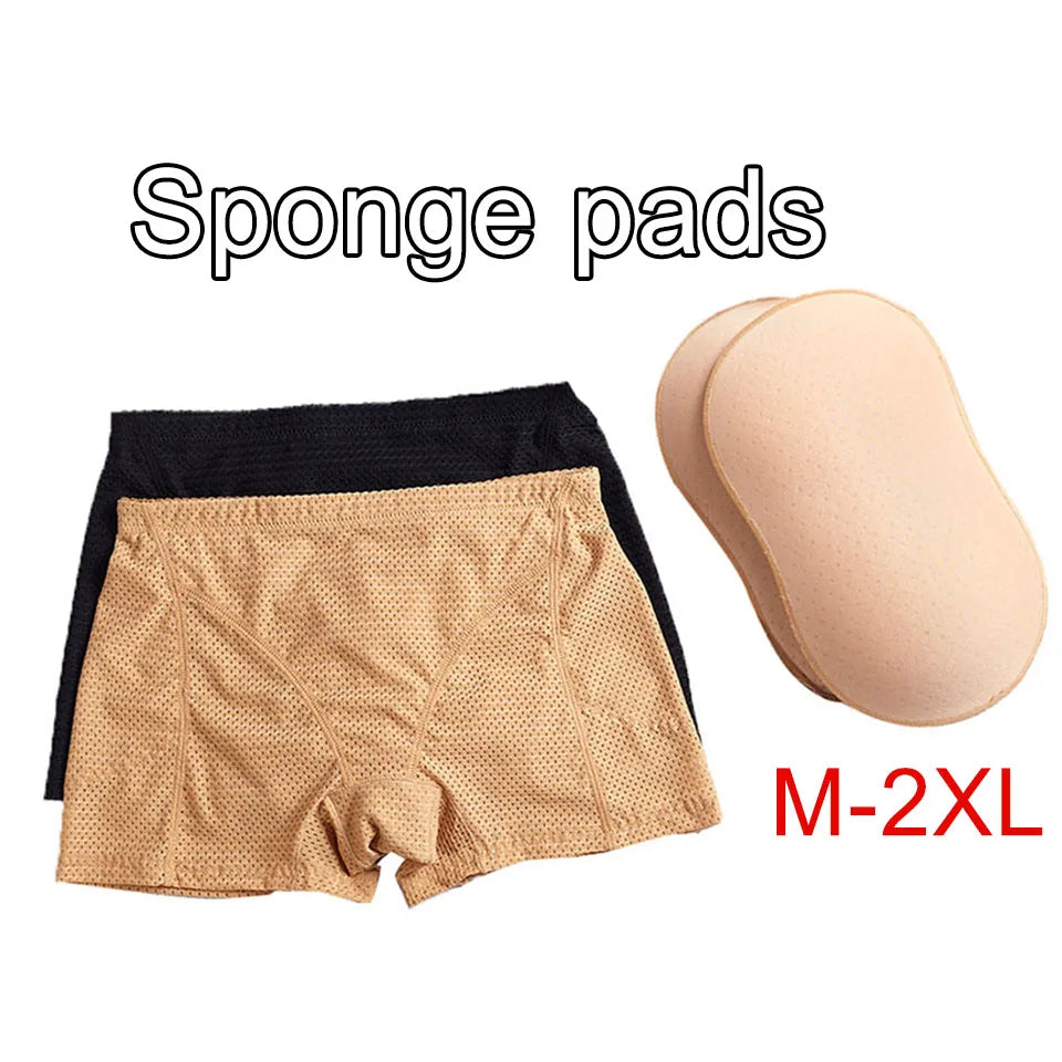 Wechery Hip Curve Builder Padding Panties – Butt Lifter Sexy Boyshorts Shapewear, Breathable Nude Control Underwear