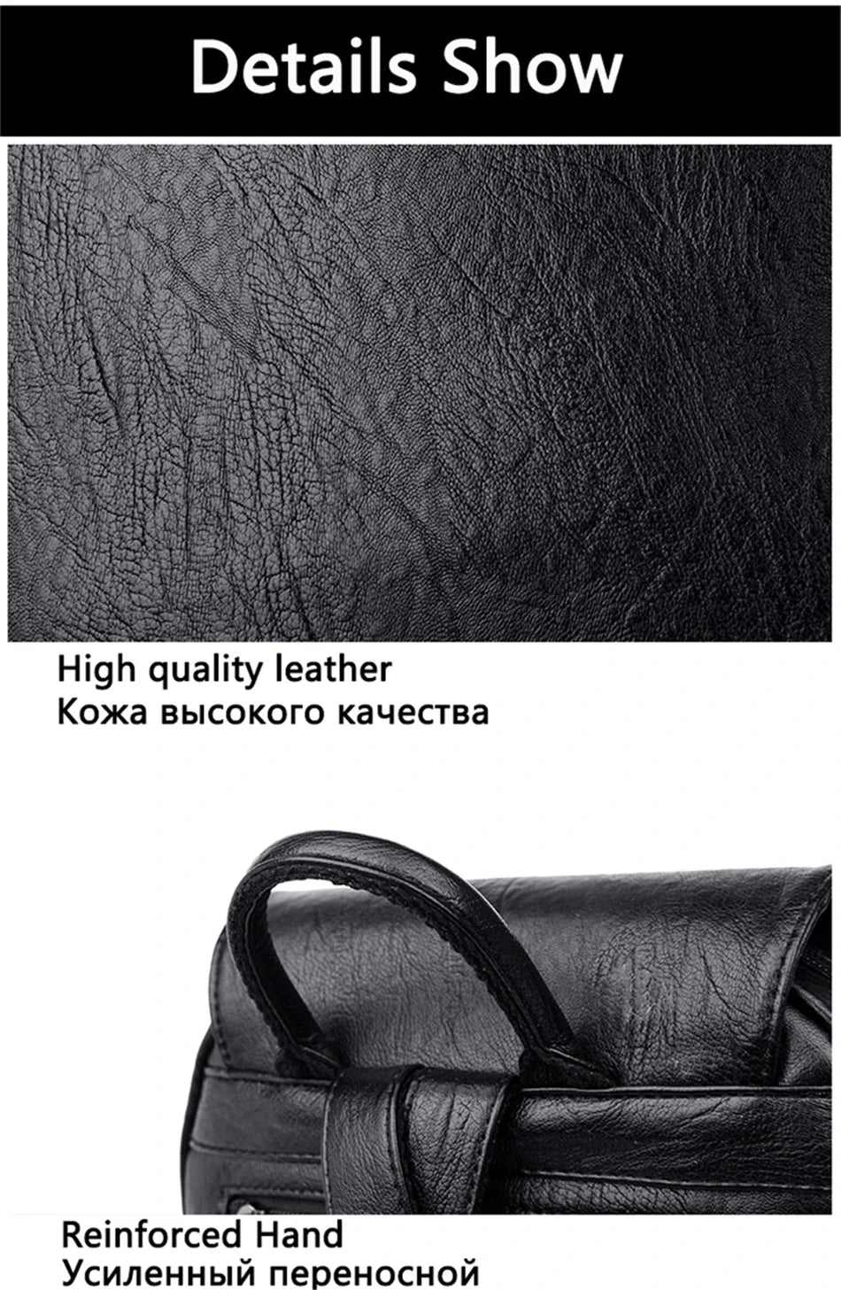 Women's Backpack 2022 - High-Quality Soft Leather, Large Capacity, Leisure Travel & School Bag for Teenage Girls - Black Mochila