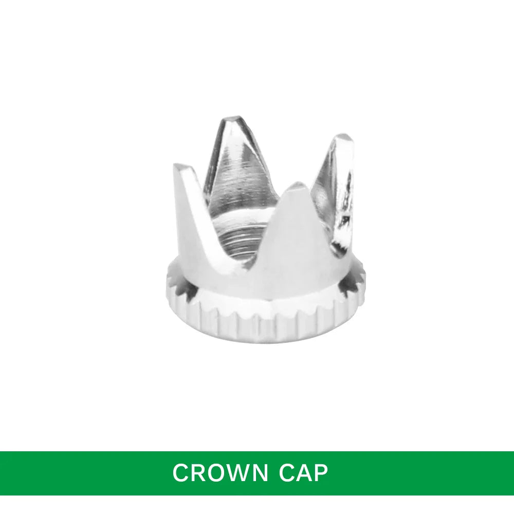 Airbrush Cover Caps – Crown, Tomahawk, Hollow Condensing & Spatter Fan Caps Accessory