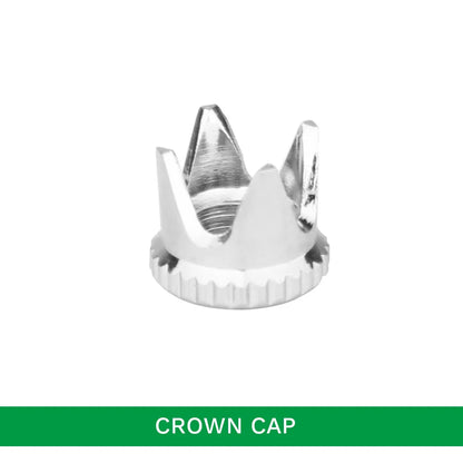 Airbrush Cover Caps – Crown, Tomahawk, Hollow Condensing & Spatter Fan Caps Accessory