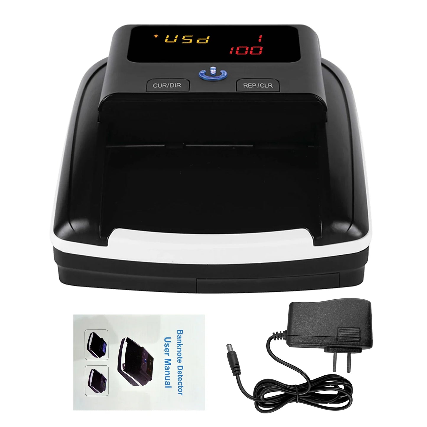 Bisofice Portable Mini Money Counter – Automatic Bill Counter with UV/MG/IR Counterfeit Detection & Paper Quality Check