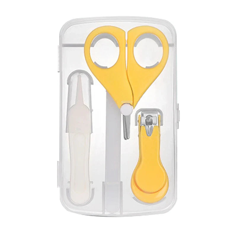 Baby Grooming & Health Care Kit – Multi-Piece Newborn Hygiene Set with Nail Cutter, Scissors & Cleaning Tools for Infant Care