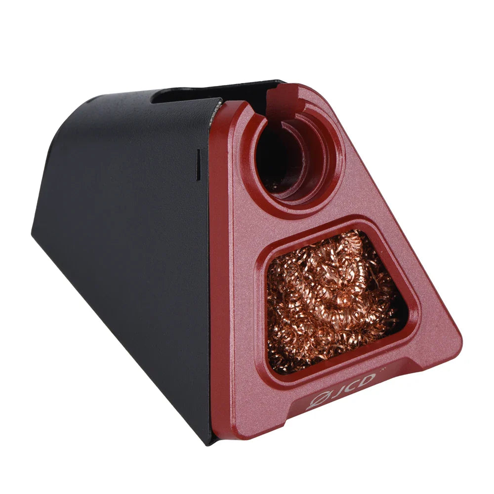 JCD 820 Aluminum Alloy Soldering Iron Stand – Electric Holder with Copper Cleaning Ball & RMA Flux
