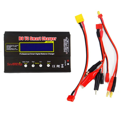 iMAX B6 V3 80W 6A Battery Charger – LiHv, Lipo, NiMh, Li-ion, Ni-Cd Digital RC Charger with 12V 5A Adapter