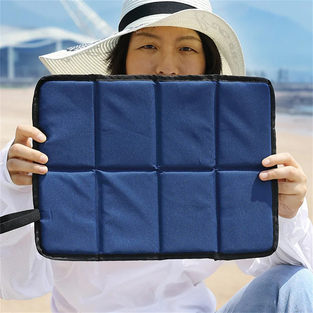 Portable Folding Camping Mat – Waterproof Oxford Foam Sitting Pad for Hiking, Beach, Picnic & Outdoor Use