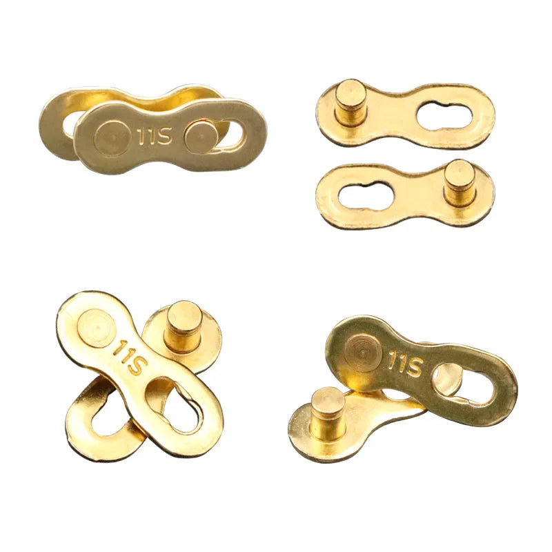 5 Pair Bicycle Chain Link Connectors — Quick Release Master Links for 6–12 Speed MTB Bikes