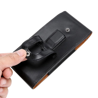 Universal Leather Waist Pack – Belt Clip Bag for iPhone, Samsung, Huawei, Xiaomi ( 3.5-6.3” Mobile Phone Pouch Holster )