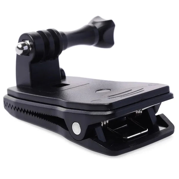 360° Rotary Hat Belt Backpack Clip – Camera Mount Clamp for GoPro Hero 2/3/3+/4/4 Session Skiing Action Accessories