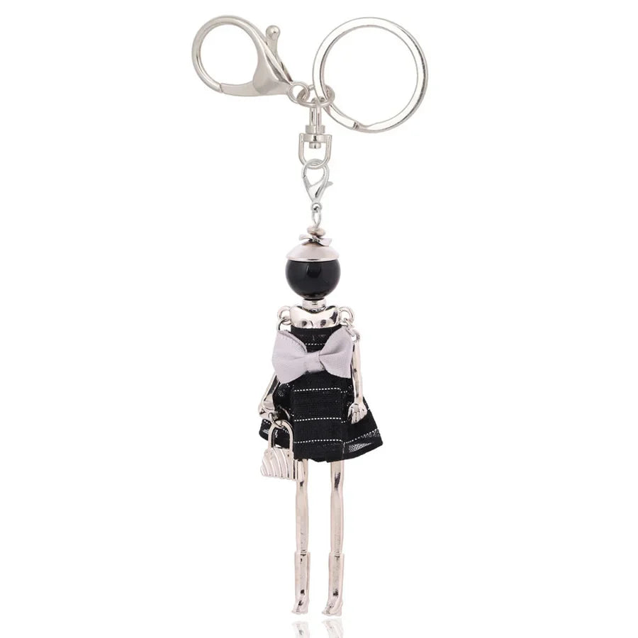 Trendy Women’s Metal Charm Keychain 2026 – Cute Statement Bag Pendant Jewelry Gift for Ladies