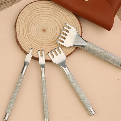 IMZAY Leather Manual Sewing Machine: Speedy Stitcher Leather Sewing Tools Kit - Leathercraft Punching Groover Accessories Set