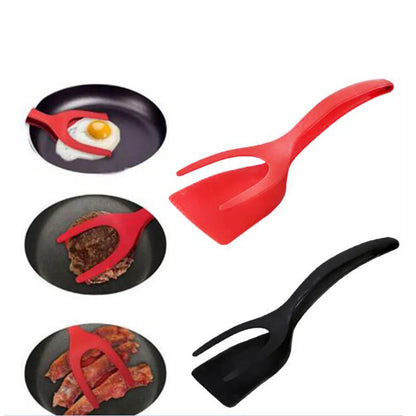 2-In-1 Non-Stick Pancake Spatula and French Fries Turner - Versatile Kitchen Accessory for Eggs, Steak, and More!