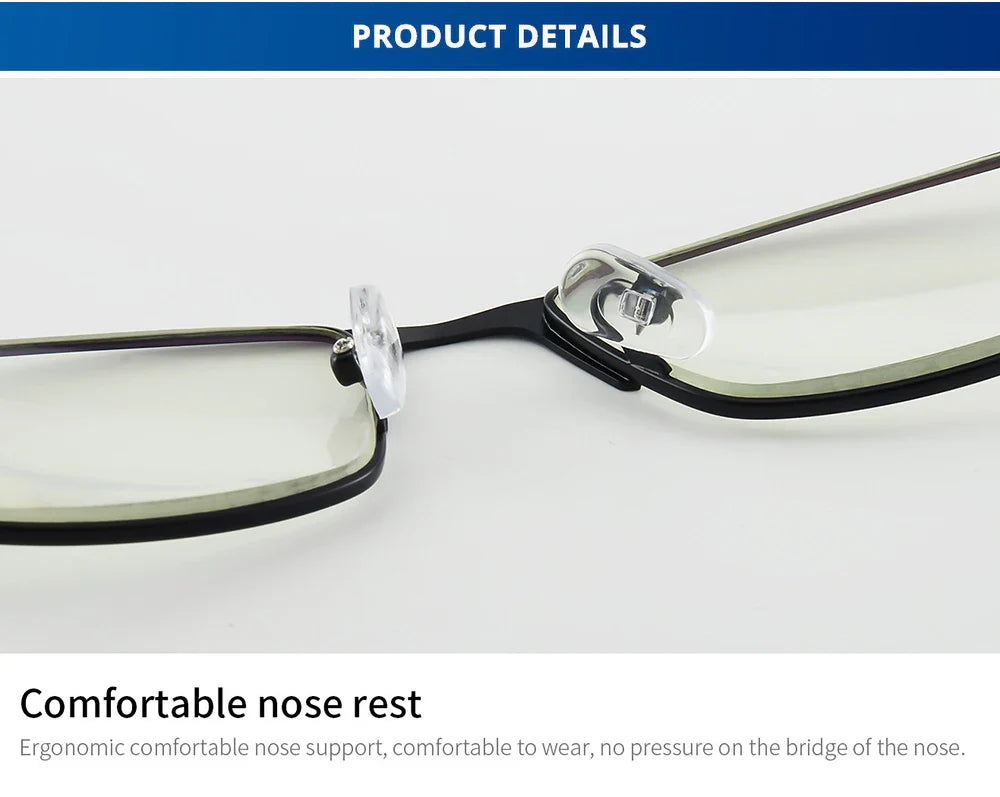 High-Quality Stainless Steel Reading Glasses for Men & Women – Fashion Presbyopic & Anti-Blue Light Eyewear