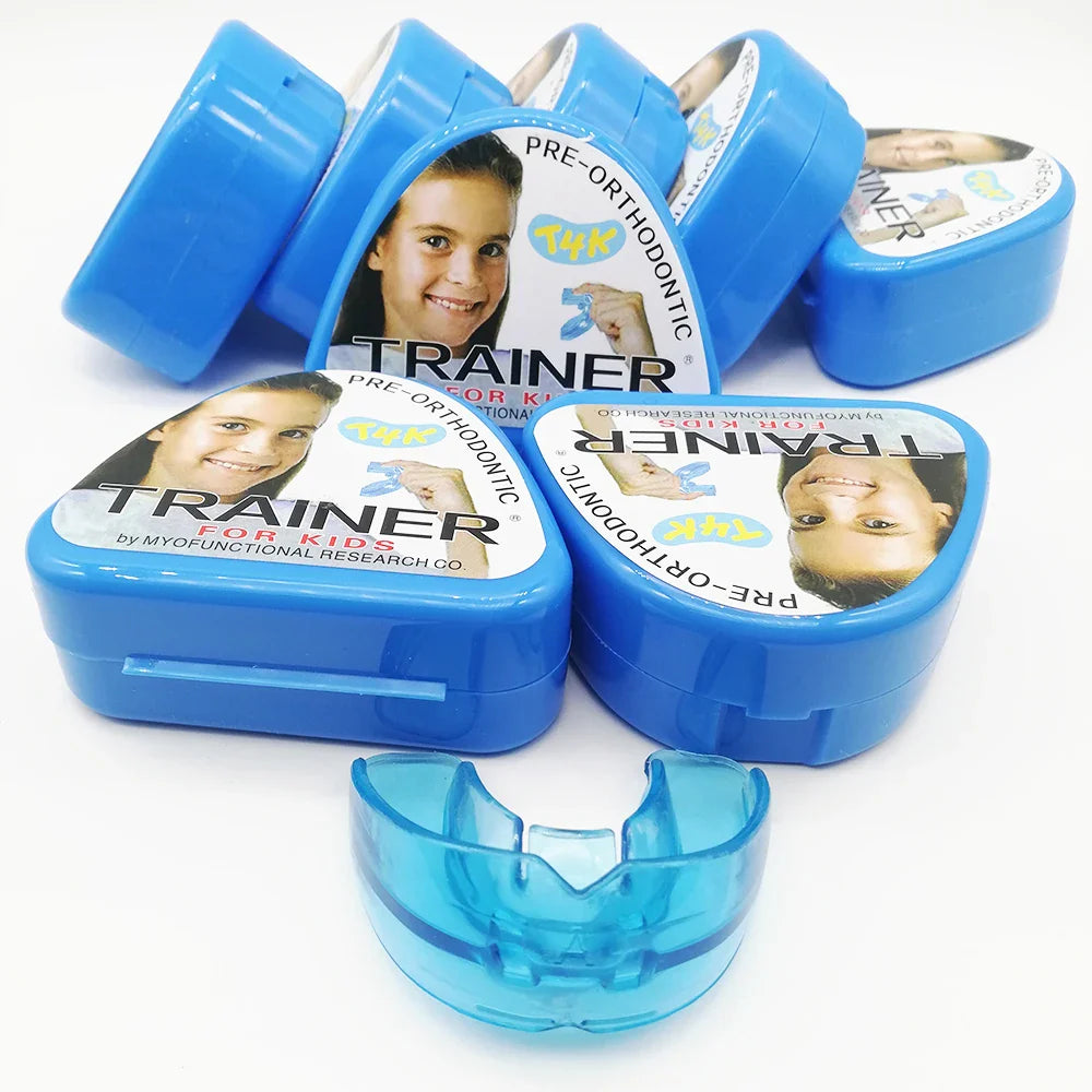 T4K Children’s Dental Tooth Trainer – Orthodontic Appliance for Kids Teeth Alignment, Soft & Hard Braces Mouthpieces