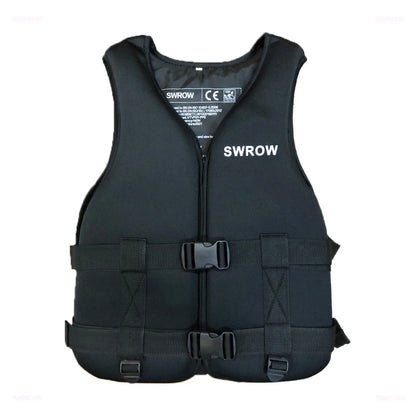 Neoprene Life Jacket for Adults & Children – Buoyancy Vest for Swimming, Boating, Skiing, Drifting & Water Sports