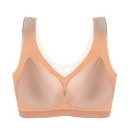 Plus Size 7XL Seamless Wireless Bra for Women – Breathable Push Up Padded Bralette Sexy Comfort Underwear Brassiere Top Support