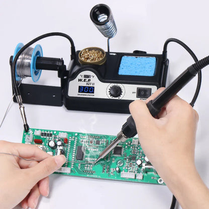 WEP 927-II 2 Helping Hands 60W Electric Soldering Iron Station with Digital Display and Adjustable Temperature Tool