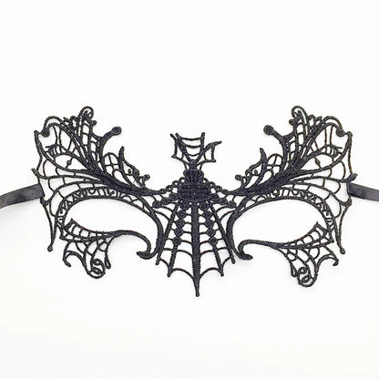 Sexy Lace Eye Mask for Women — Venetian Masquerade, Halloween & Carnival Half-Face Cosplay Party Mask