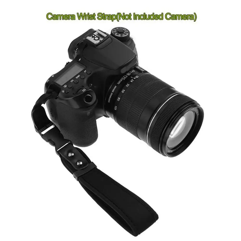 Neoprene Soft Quick Detachable Wrist Hand Strap: Canon, Nikon, Sony, Fujifilm DSLR Camera Accessories