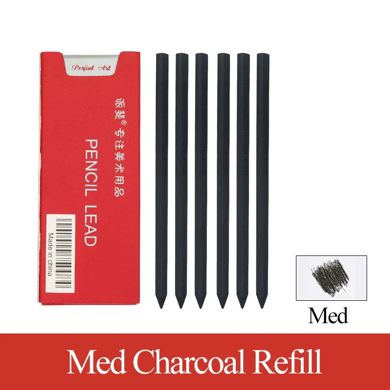 5.6mm Mechanical Pencils & Charcoal Graphite Lead – Soft, Medium & Hard HB to 14B Sketch Drawing Core