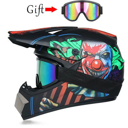 Children's Motorcycle Helmet - Off-Road Motocross Bike Helmet for Downhill & Cycling