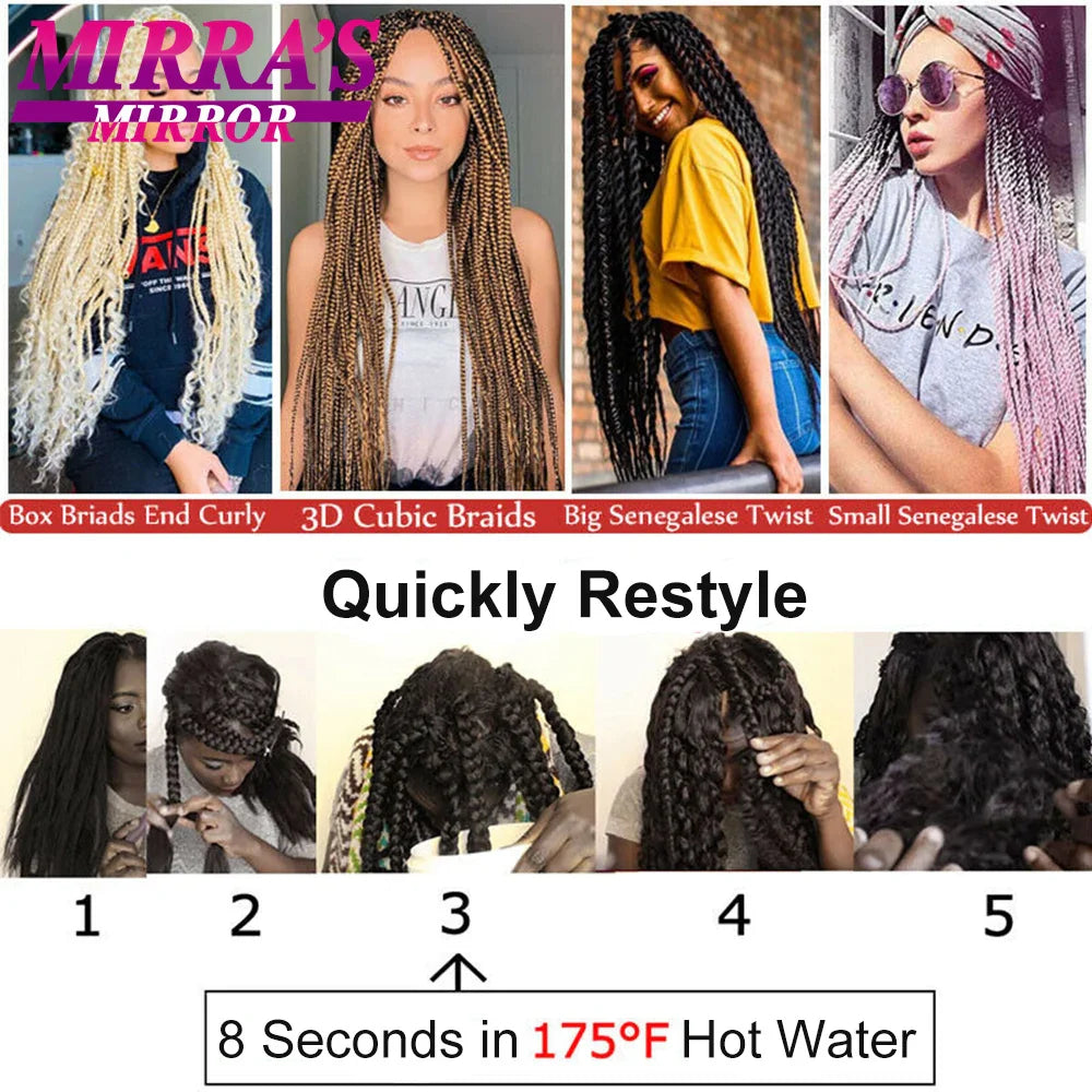 26-Inch Pre-Stretched Braiding Hair Extensions – Synthetic Afro Crochet Braids for DIY, Jumbo Braid in Purple, Pink, Peach & Red