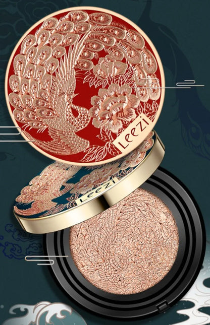 Retro Air Cushion Glow Foundation Cream – Moisturizing, Oil-Control BB Cream for Concealing & Brightening