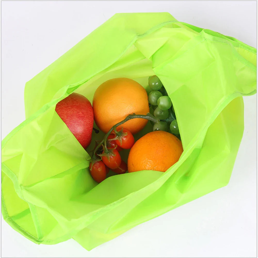 Eco-Friendly Reusable Shopping Bag — Foldable Shoulder Grocery & Market Tote for Supermarket and Everyday Use
