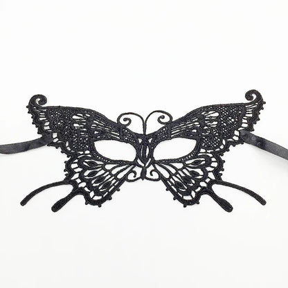 Sexy Lace Eye Mask for Women — Venetian Masquerade, Halloween & Carnival Half-Face Cosplay Party Mask
