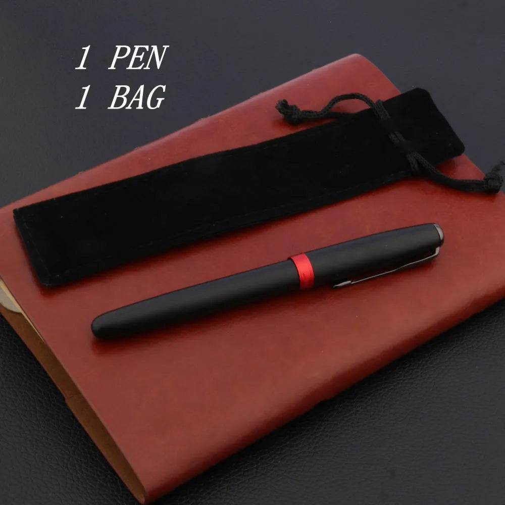 Luxury JINHAO 75 Fountain Pen – Checkered Design with Ash Feather Arrow, Tungsten Steel Black Nib for Office & School