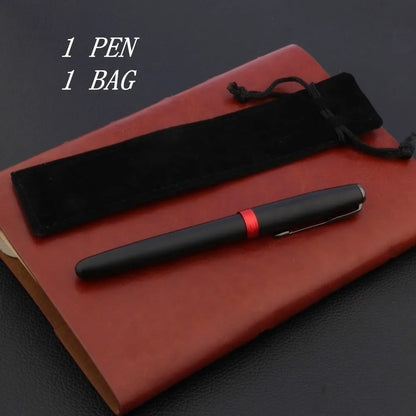Luxury JINHAO 75 Checkered Fountain Pen with Black Tungsten Steel Nib – Classic Executive Writing Pen for Office & School