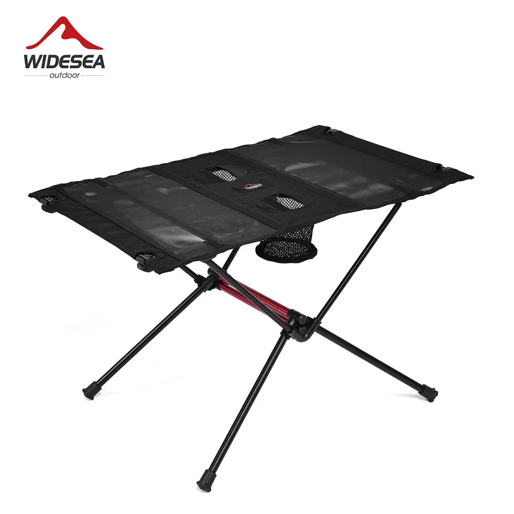 Widesea Camping Folding Table – Portable Picnic & Travel Table for Outdoor Dining, Fishing & Tourism