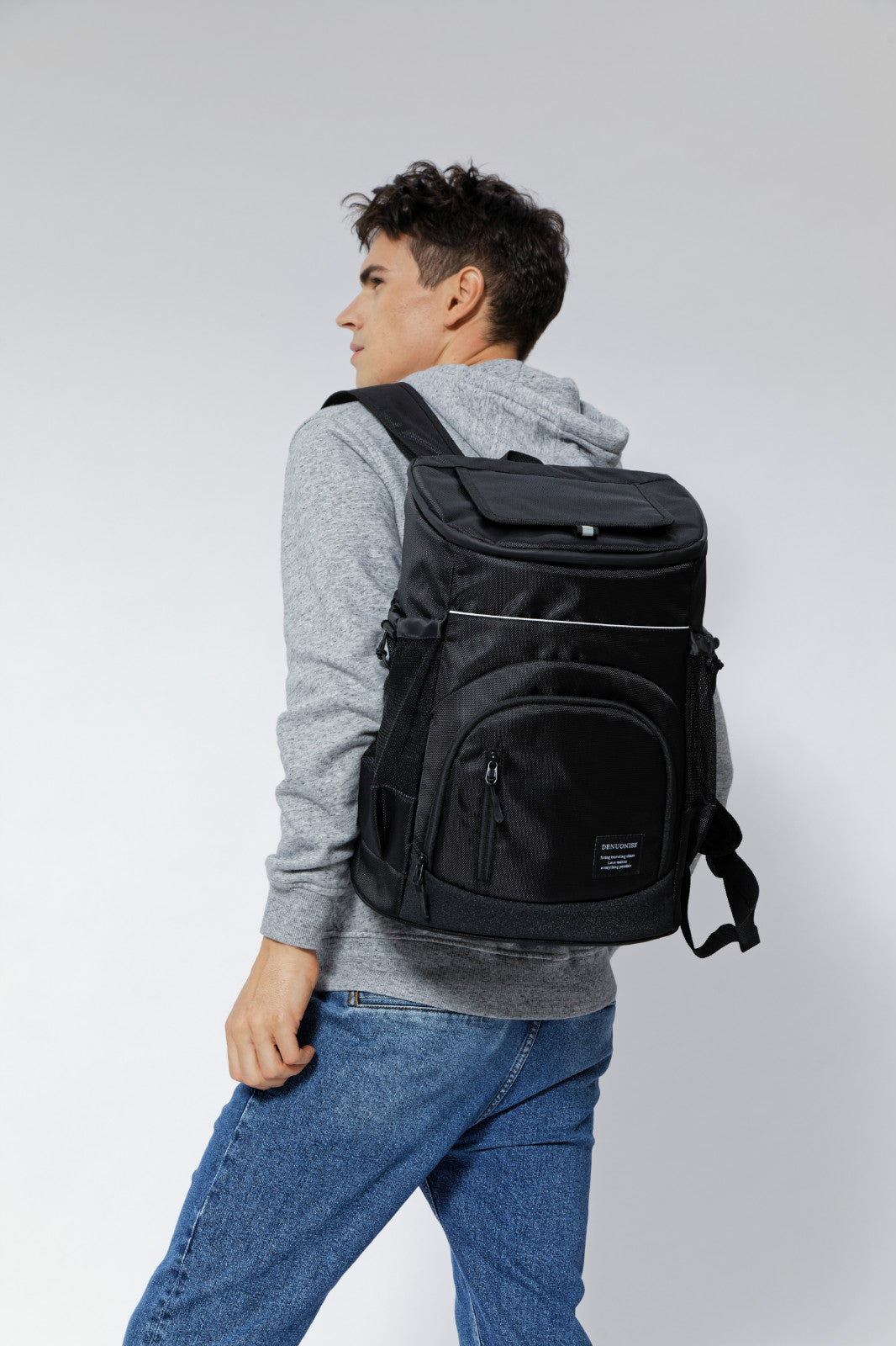 DENUONISS 33L Cooler Bag – Soft Insulated Backpack for 36 Cans, Leak-Proof Food & Beer Storage for Travel & Beach