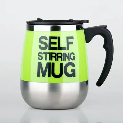 NEW!!! Stainless Steel Self-Stirring Coffee Cup with Custom Logo - Battery or Rechargeable