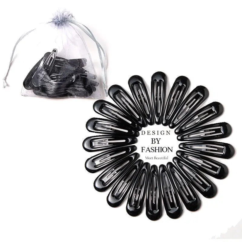 Girls’ Colorful Waterdrop Hairpins — 10/20/30/40PCS Cute Hair Clips & Barrettes Fashion Accessories for Kids