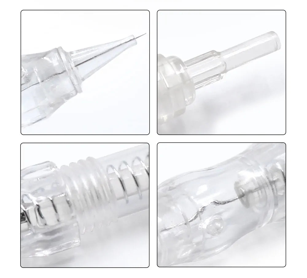 Biomaser 10PCS Revolution Tattoo Needles – 1R, 2R, 3R, 5R Permanent Makeup Cartridge for Eyebrow Tattoo Machines