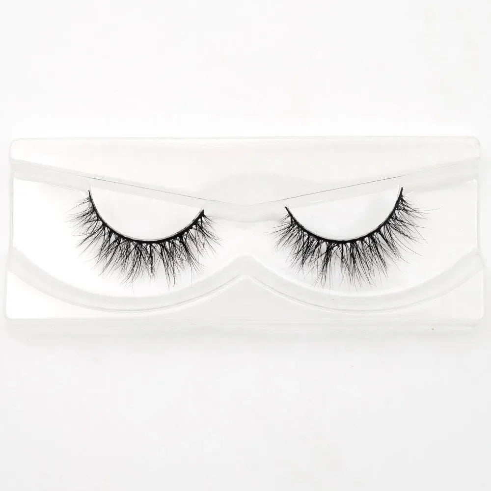 Visofree 3D Mink Eyelashes – Thick Handmade Full Strip Cruelty-Free False Lashes for Makeup M56