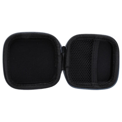 Leather USB Data Cable & Earphone Storage Bag – Mini Portable Zipper Headphone Case and Earbuds Pouch