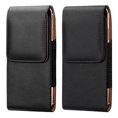 Universal Leather Waist Pack – Belt Clip Bag for iPhone, Samsung, Huawei, Xiaomi ( 3.5-6.3” Mobile Phone Pouch Holster )