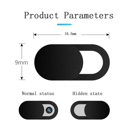 Sliding Webcam Cover - Protect Your Privacy with Laptop Camera Cover Slider for Phone, iPad, PC, Macbook, and Tablet - Anti-spy Lens Privacy Sticker