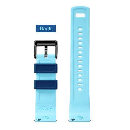 Premium Silicone Watch Band – Quick Release Rubber Strap, 18mm 20mm 22mm Replacement Watchband