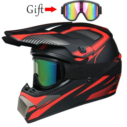 Children's Motorcycle Helmet - Off-Road Motocross Bike Helmet for Downhill & Cycling