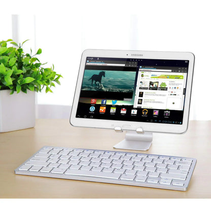 Ultra Slim Universal Wireless Bluetooth Keyboard – Russian, Spanish, French, German, Hebrew & Brazilian Portuguese for iOS, Android & Windows