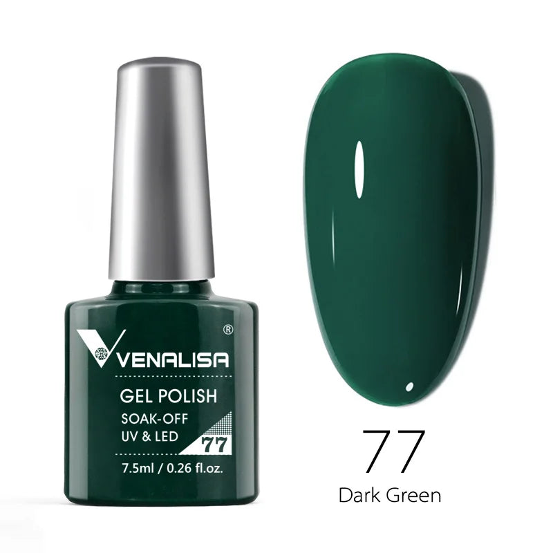 VENALISA 7.5ml HEMA-Free Nail Gel Polish – VIP4 Semi-Permanent Soak-Off UV/LED Gel Varnish, Full Coverage Nail Lacquer