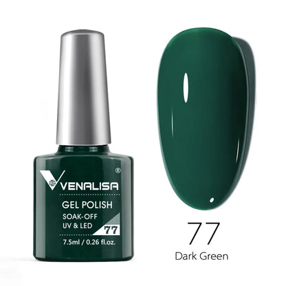 VENALISA 7.5ml HEMA-Free Nail Gel Polish – VIP4 Semi-Permanent Soak-Off UV/LED Gel Varnish, Full Coverage Nail Lacquer