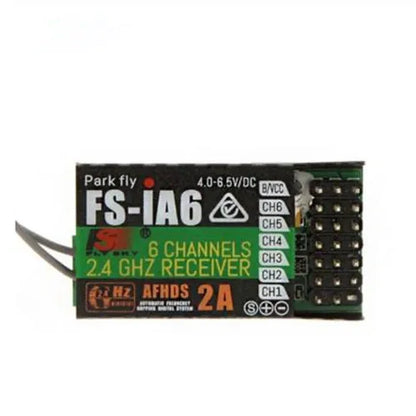 Flysky FS-i6 2.4G 6CH RC Transmitter Controller – FS-iA6 Receiver for Helicopter, Plane, Quadcopter & Glider