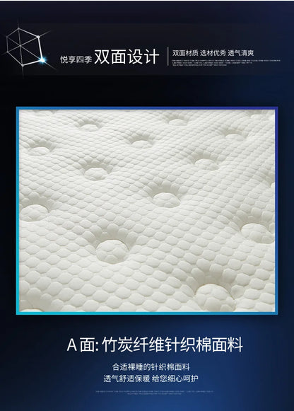 6/10cm Thai Natural Latex Floor Mattress – Foldable Tatami Mat with 95D Filling & Cotton Cover, Slow Rebound Comfort