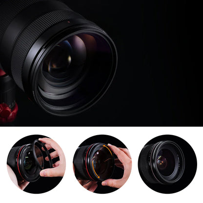 K&F Concept Ultra Slim MC UV Protection Filter — Multi-Coated HD Lens Filter (37mm to 82mm)