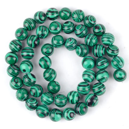 Natural Round Mixed Gemstone Beads — Tiger Eye, Amazonite, Lava, Turquoise, Agate, Jasper & Garnet Spacer Beads for DIY Bracelet